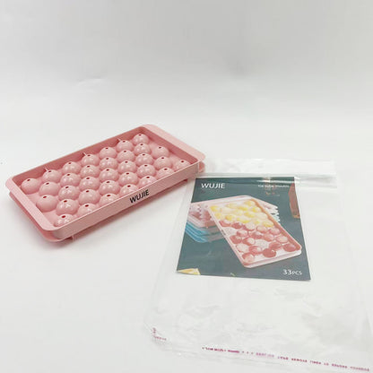 WUJIE   Ice cube moulds,Round Ice Cube Trays for Freezer, Circle Ice Molds Tray for Chilling Drinks