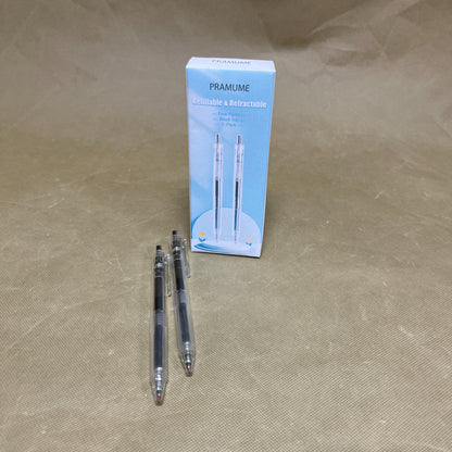 PRAMUME  Pen, Roller Ball Pens,Quick Dry Black Ink Pens Fine Point Smooth Writing Pens, Office School Supplies