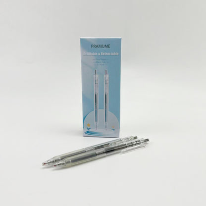 PRAMUME  Pen, Roller Ball Pens,Quick Dry Black Ink Pens Fine Point Smooth Writing Pens, Office School Supplies