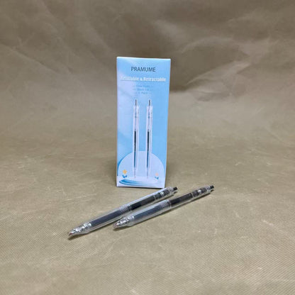 PRAMUME  Pen, Roller Ball Pens,Quick Dry Black Ink Pens Fine Point Smooth Writing Pens, Office School Supplies