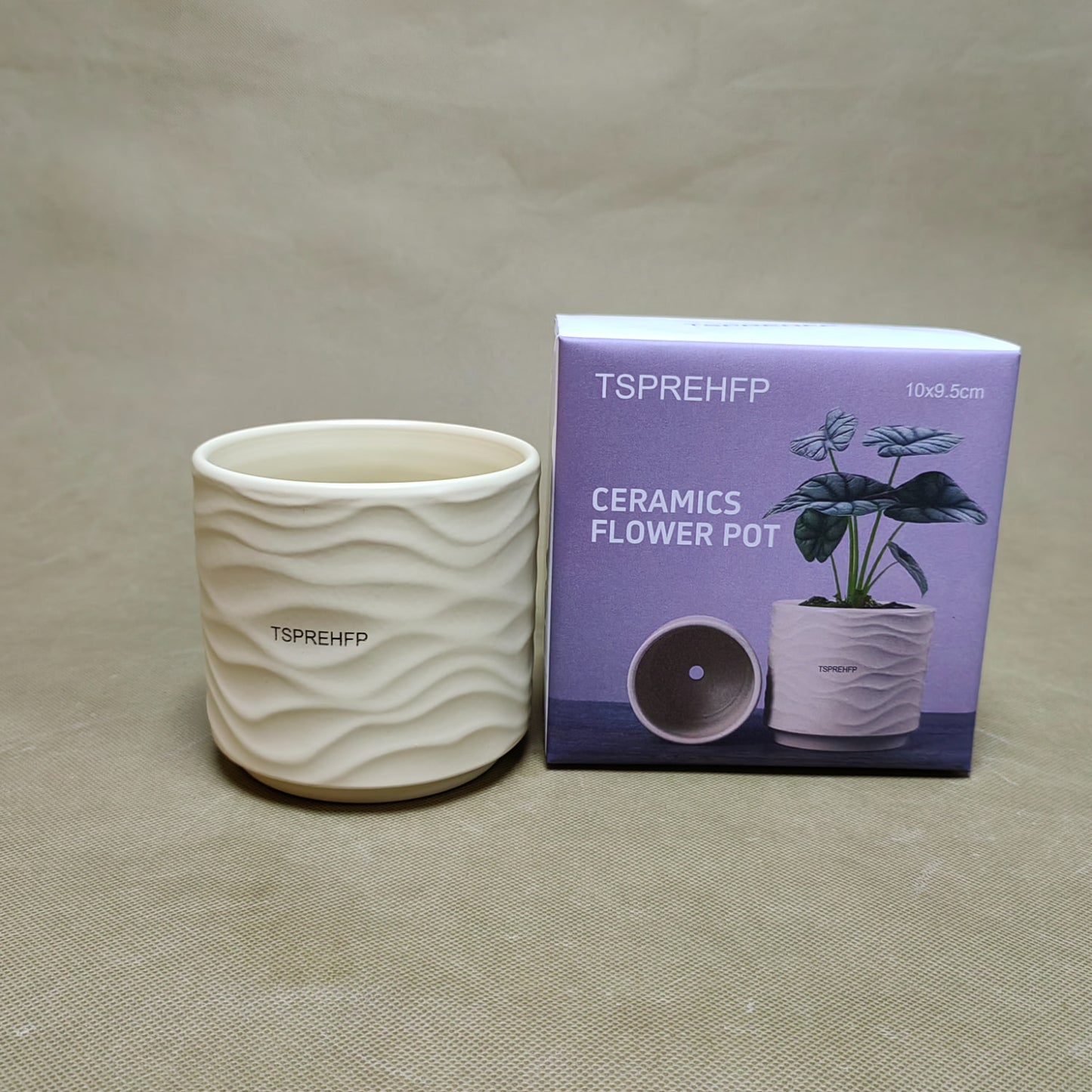 TSPREHFP Flower pots,Ceramic Planter Pot ,Indoor Cylinder Round Planter Pot,Decorative Pots for Plants
