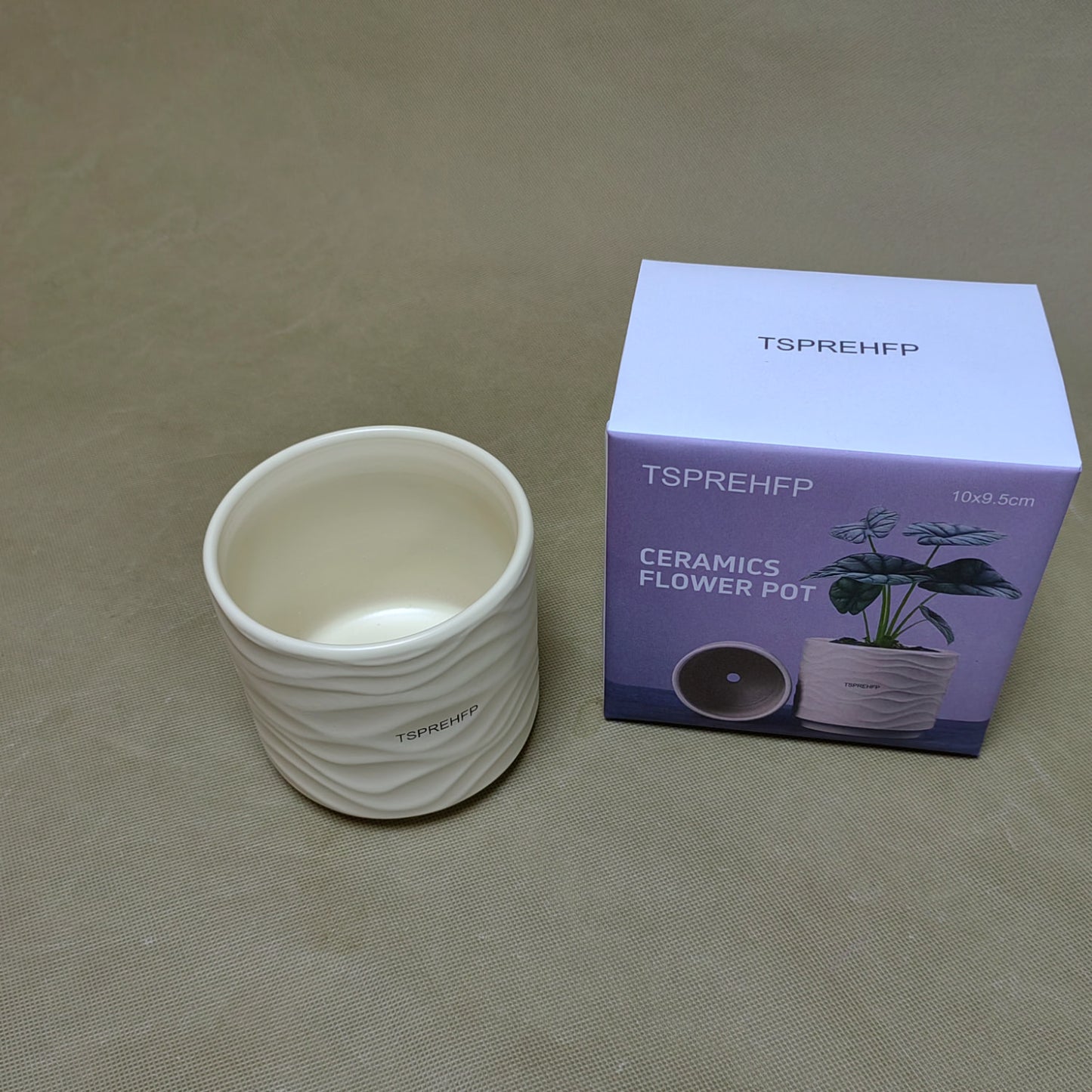 TSPREHFP Flower pots,Ceramic Planter Pot ,Indoor Cylinder Round Planter Pot,Decorative Pots for Plants