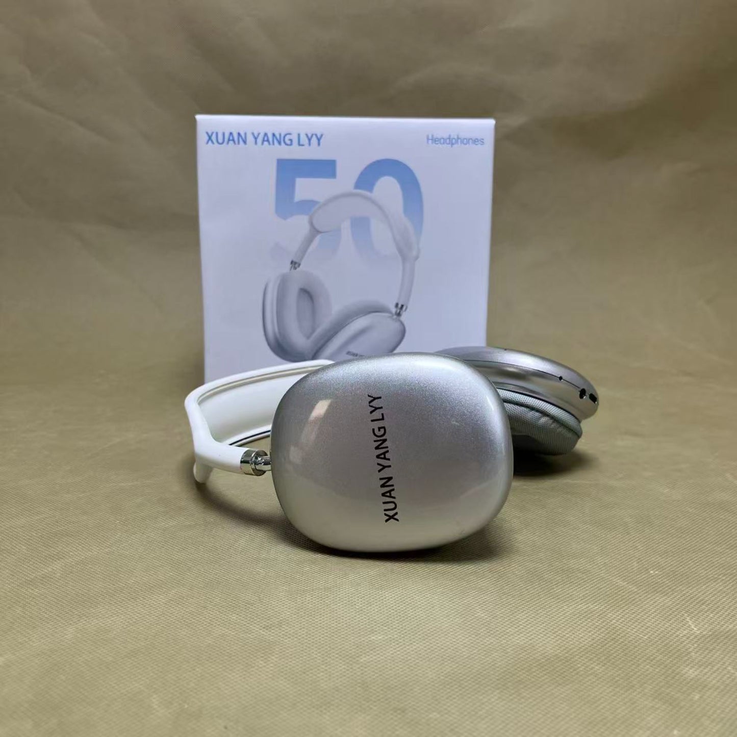 XUAN YANG LYY  Headphones,Bluetooth headphones with up to 40 hours battery,microphone for call, foldable and comfortable