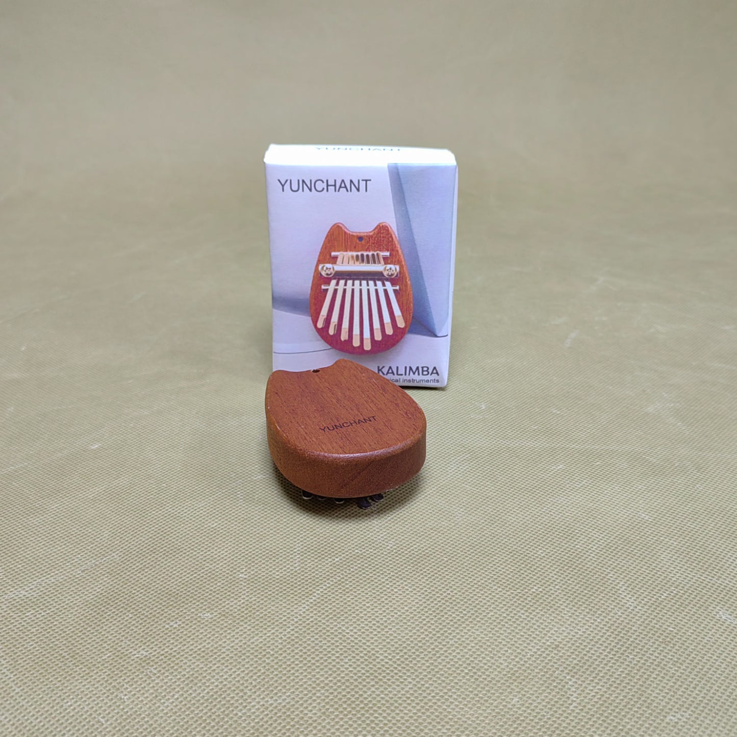 YUNCHANT  Musical instruments Mini Thumb Piano 8 Key,Easy to learn and play,Portable Mahogany Finger Piano, for Beginners & Adults