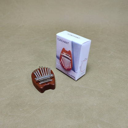 YUNCHANT  Musical instruments Mini Thumb Piano 8 Key,Easy to learn and play,Portable Mahogany Finger Piano, for Beginners & Adults