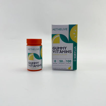 AETHELIVE  Gummy vitamins, Sugar-Free Fruit Multivitamin Gummies for Adults,Supports Immunity, Digestion & Energy