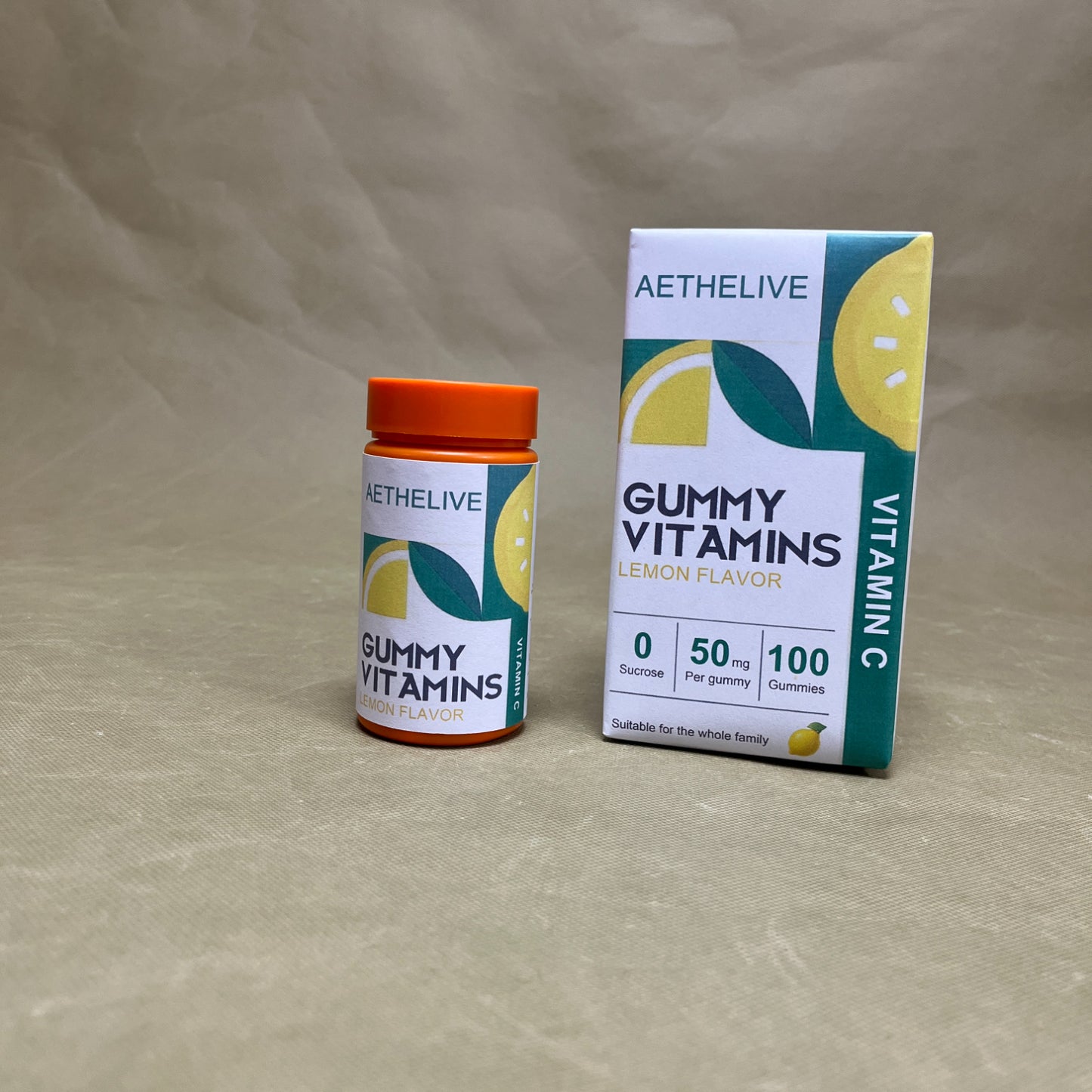 AETHELIVE  Gummy vitamins, Sugar-Free Fruit Multivitamin Gummies for Adults,Supports Immunity, Digestion & Energy