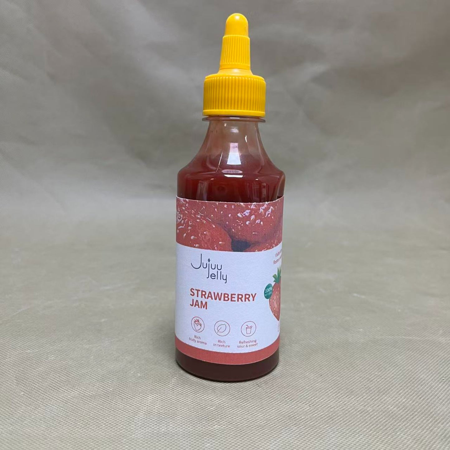 Jujuu Jelly  Jams,Strawberry Jam,No Added Sugar ,Low Calorie - Gluten Free and Vegan