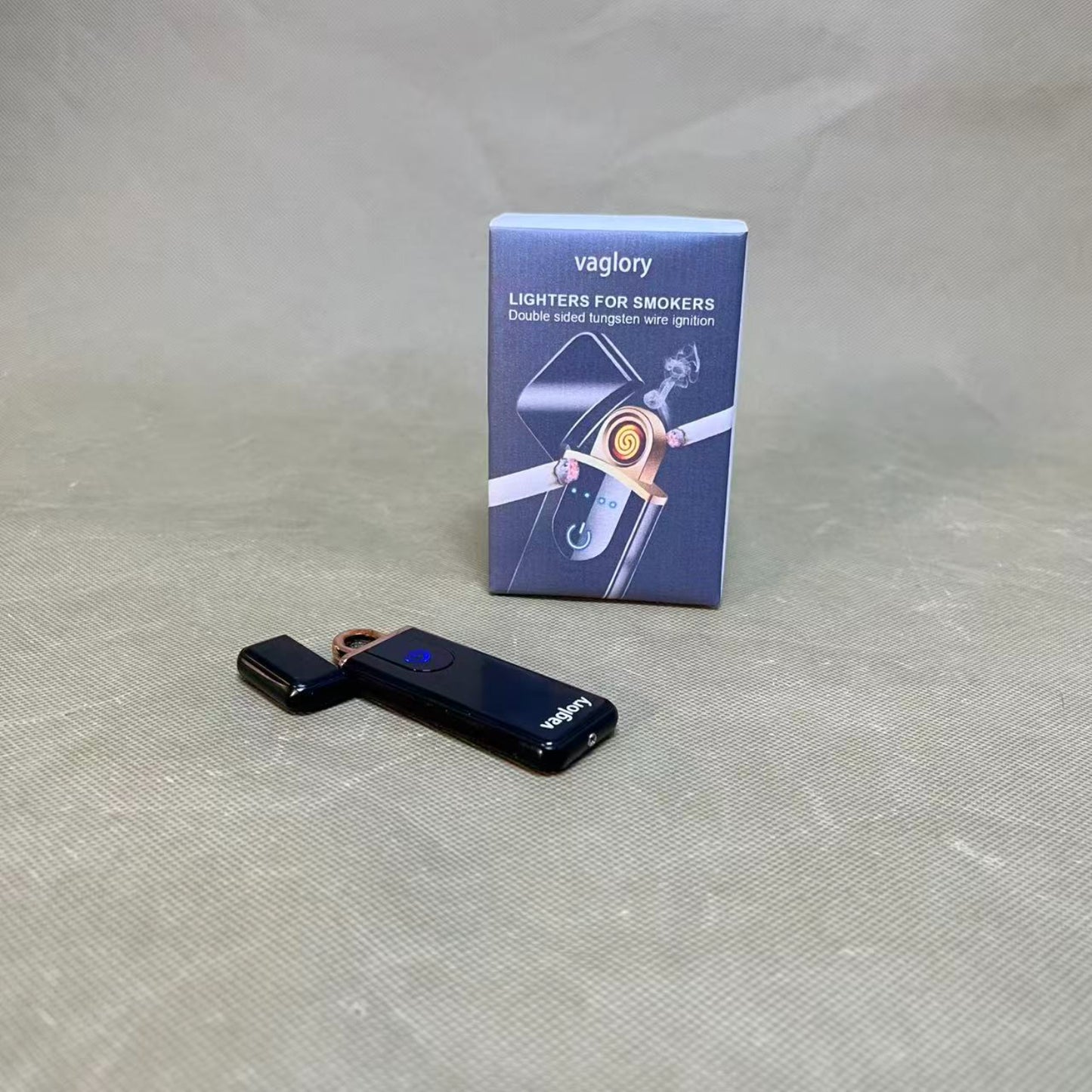 vaglory   lighters for smokers ,Smart Electronic Lighter, Mini USB Rechargeable Lighter Touch Ignition Windproof
