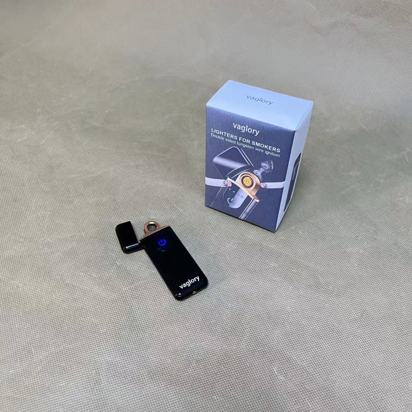vaglory   lighters for smokers ,Smart Electronic Lighter, Mini USB Rechargeable Lighter Touch Ignition Windproof