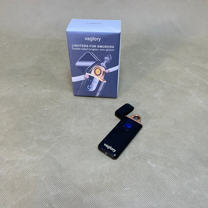 vaglory   lighters for smokers ,Smart Electronic Lighter, Mini USB Rechargeable Lighter Touch Ignition Windproof