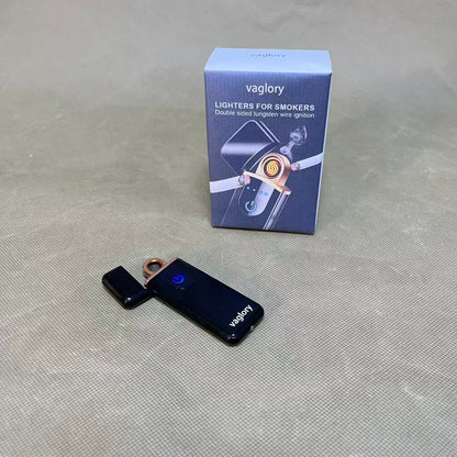 vaglory   lighters for smokers ,Smart Electronic Lighter, Mini USB Rechargeable Lighter Touch Ignition Windproof