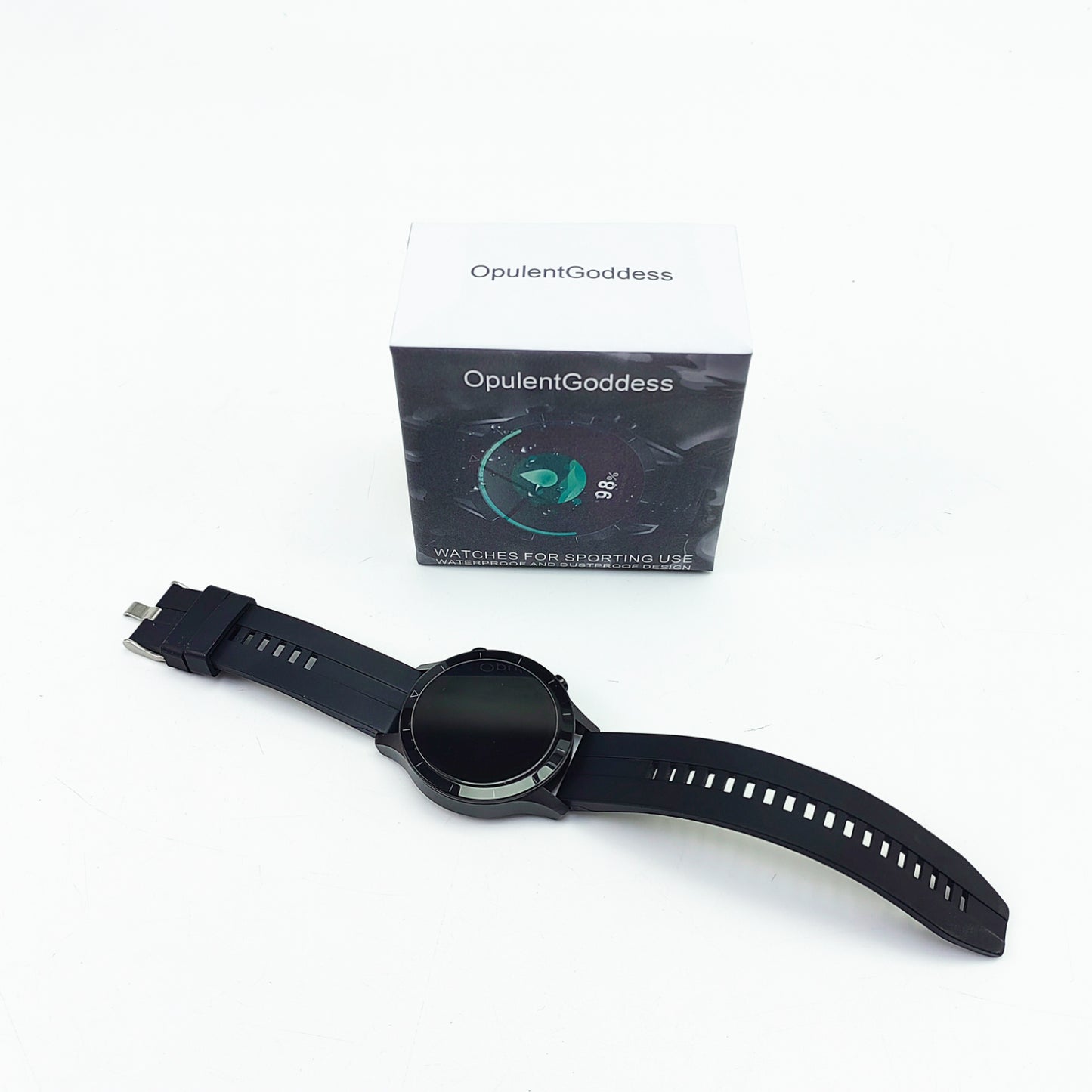 OpulentGoddess  Watches for sporting use,HD Screen Smartwatch Fitness Tracker,Watches for Men IP68 Waterproof,Sport Mode Step Counter