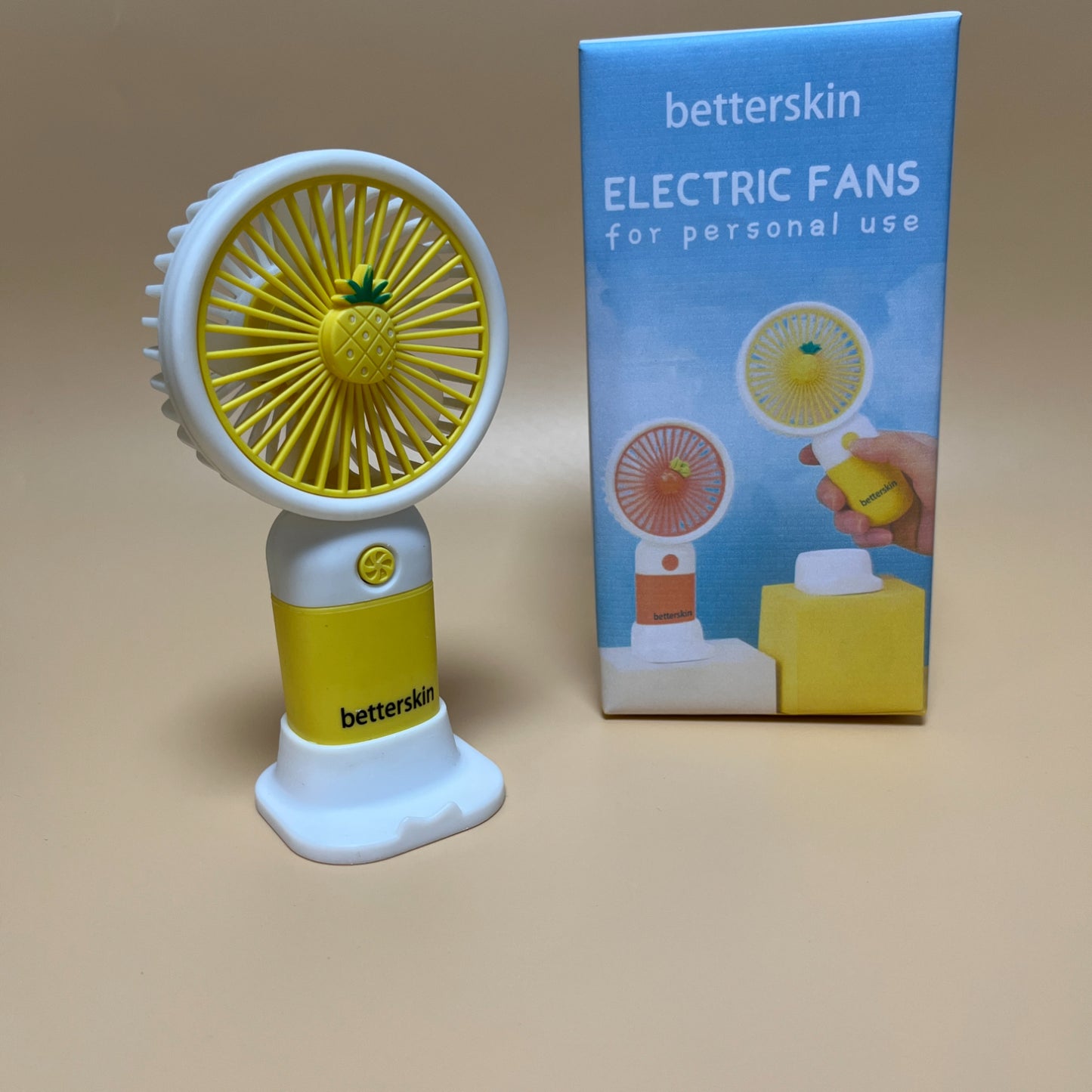 betterskin  electric fans for personal use ,Mini Portable Fan, Small and Powerful, Lightweight USB Rechargeable for Travel