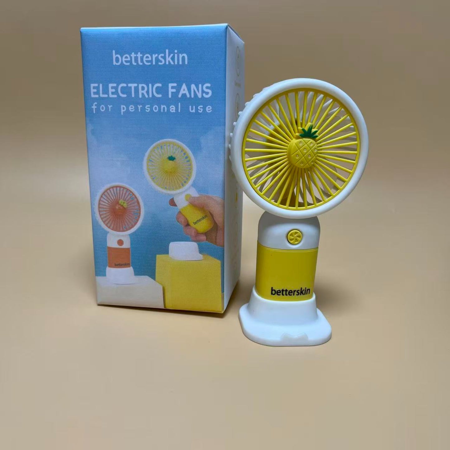 betterskin  electric fans for personal use ,Mini Portable Fan, Small and Powerful, Lightweight USB Rechargeable for Travel