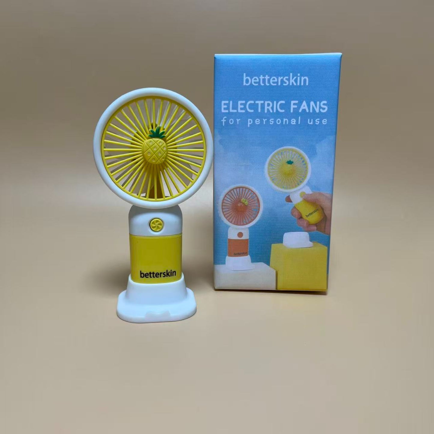 betterskin  electric fans for personal use ,Mini Portable Fan, Small and Powerful, Lightweight USB Rechargeable for Travel