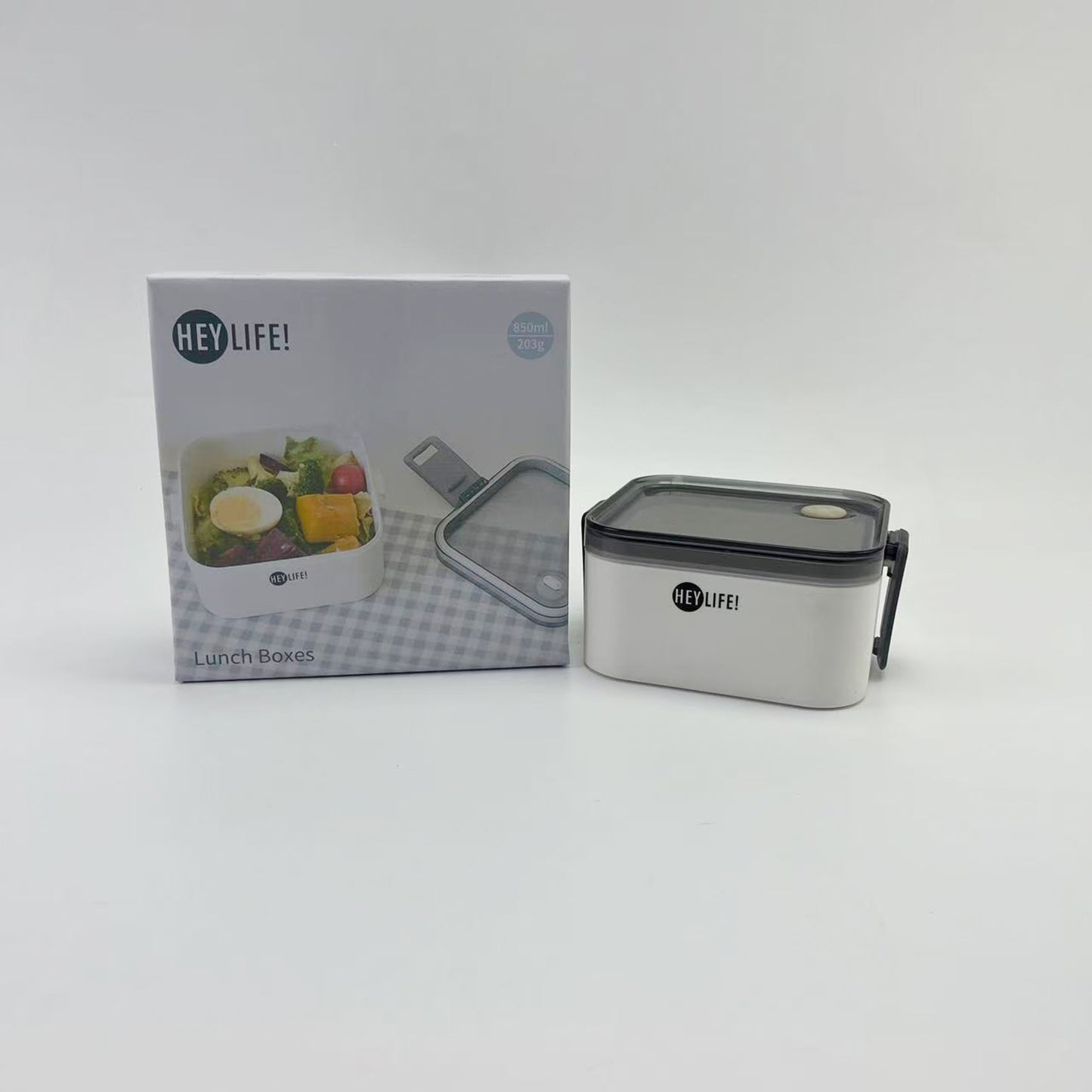 HEY LIFE!  lunch boxes,2-Compartment Lunch Containers,Drop-Proof, Dishwasher Safe,Leak-Proof Bento Box