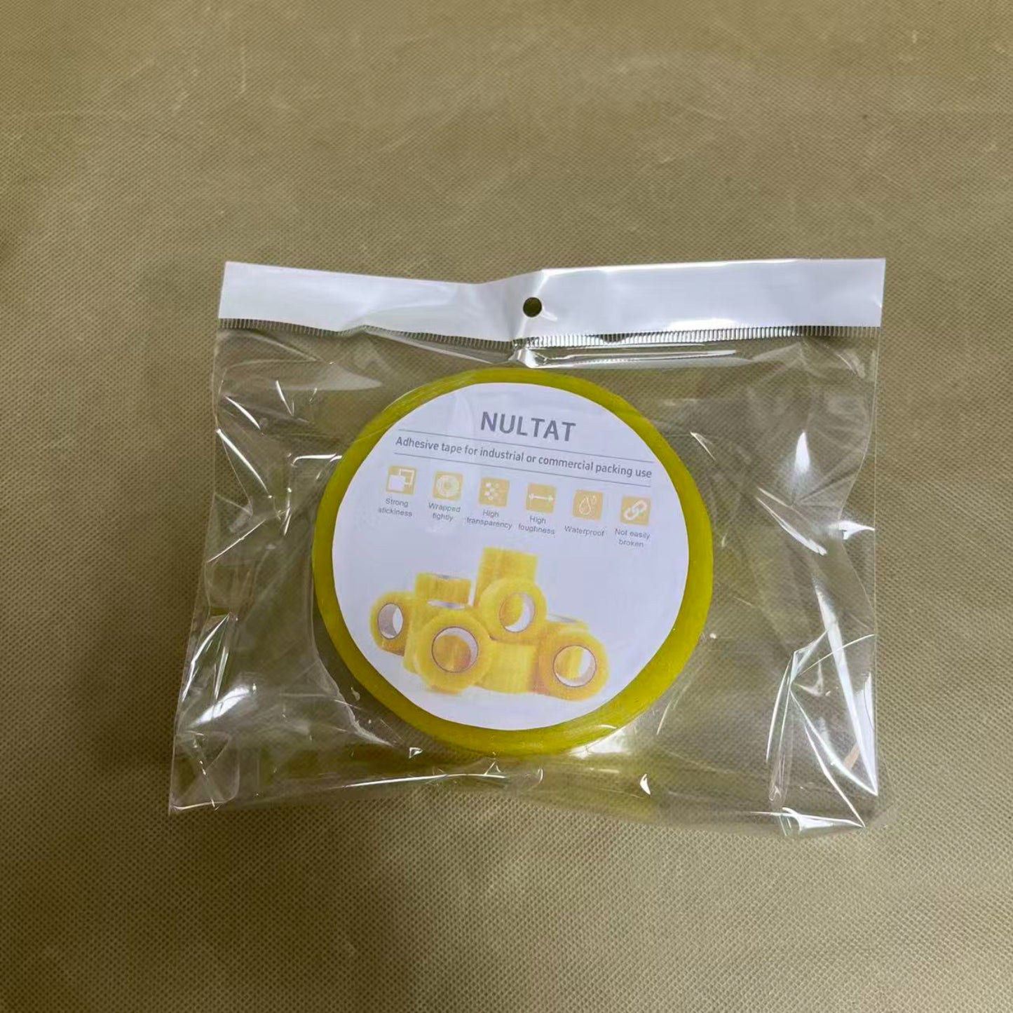 NULTAT Adhesive tape for industrial or commercial packing use,Clear Packing Tape,or Shipping Packaging Moving Sealing