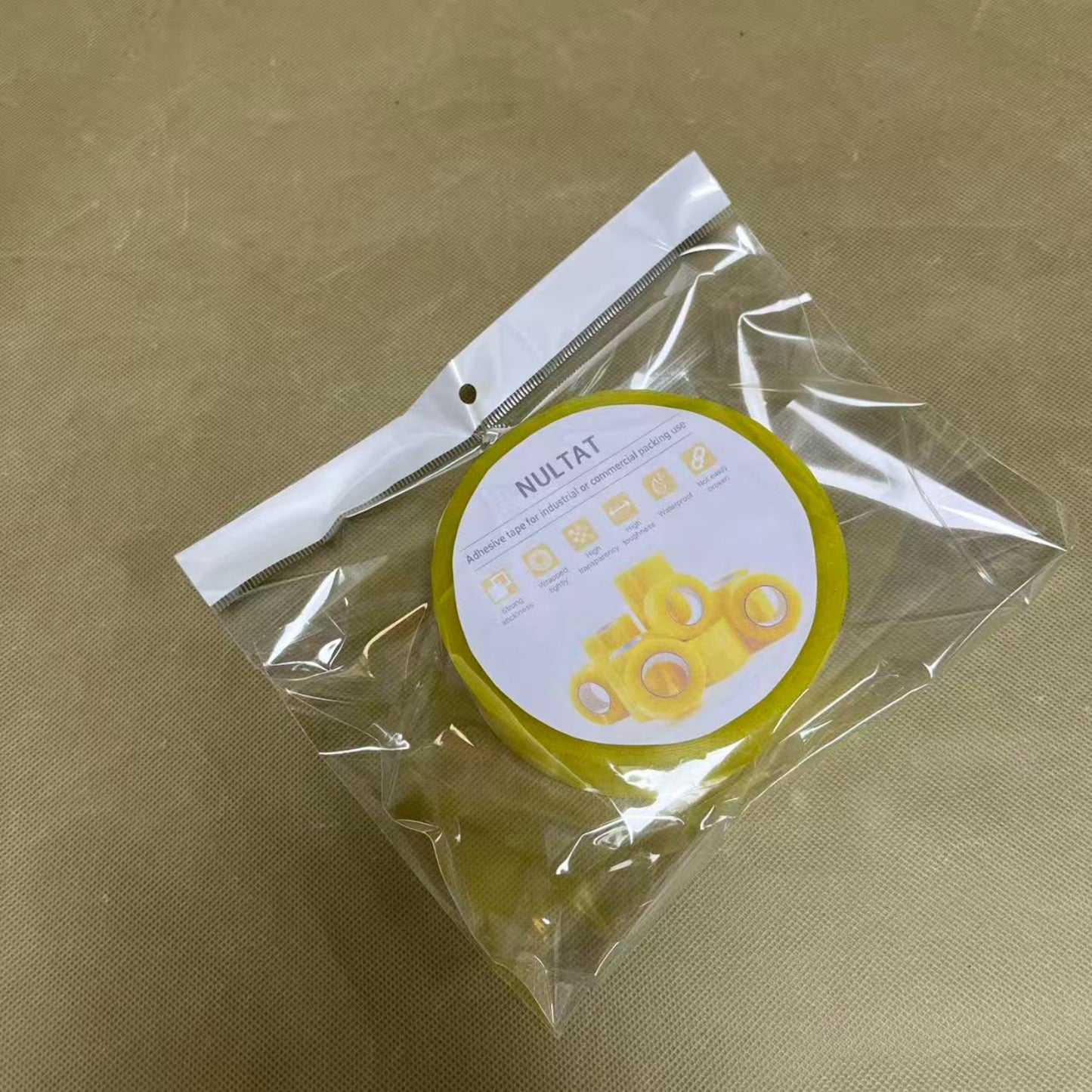 NULTAT Adhesive tape for industrial or commercial packing use,Clear Packing Tape,or Shipping Packaging Moving Sealing