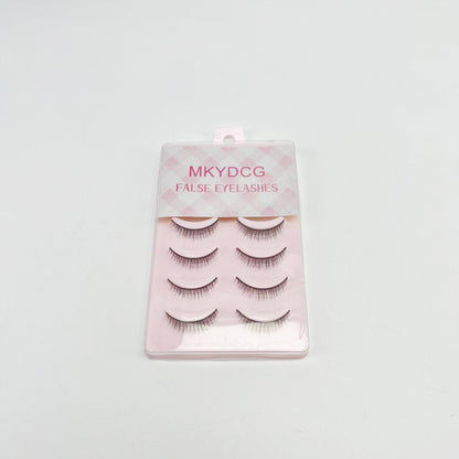 MKYDCG False Eyelashes, Natural Look, 100% Handmade Eyelashes Natural Look Fake Lashes Lightweight Lashes