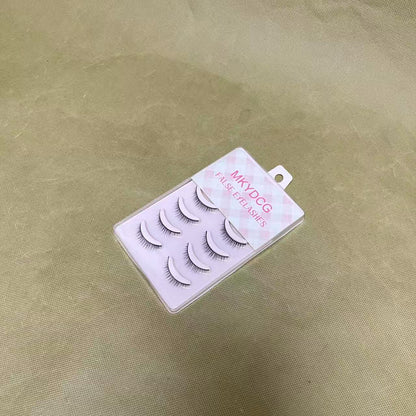 MKYDCG False Eyelashes, Natural Look, 100% Handmade Eyelashes Natural Look Fake Lashes Lightweight Lashes