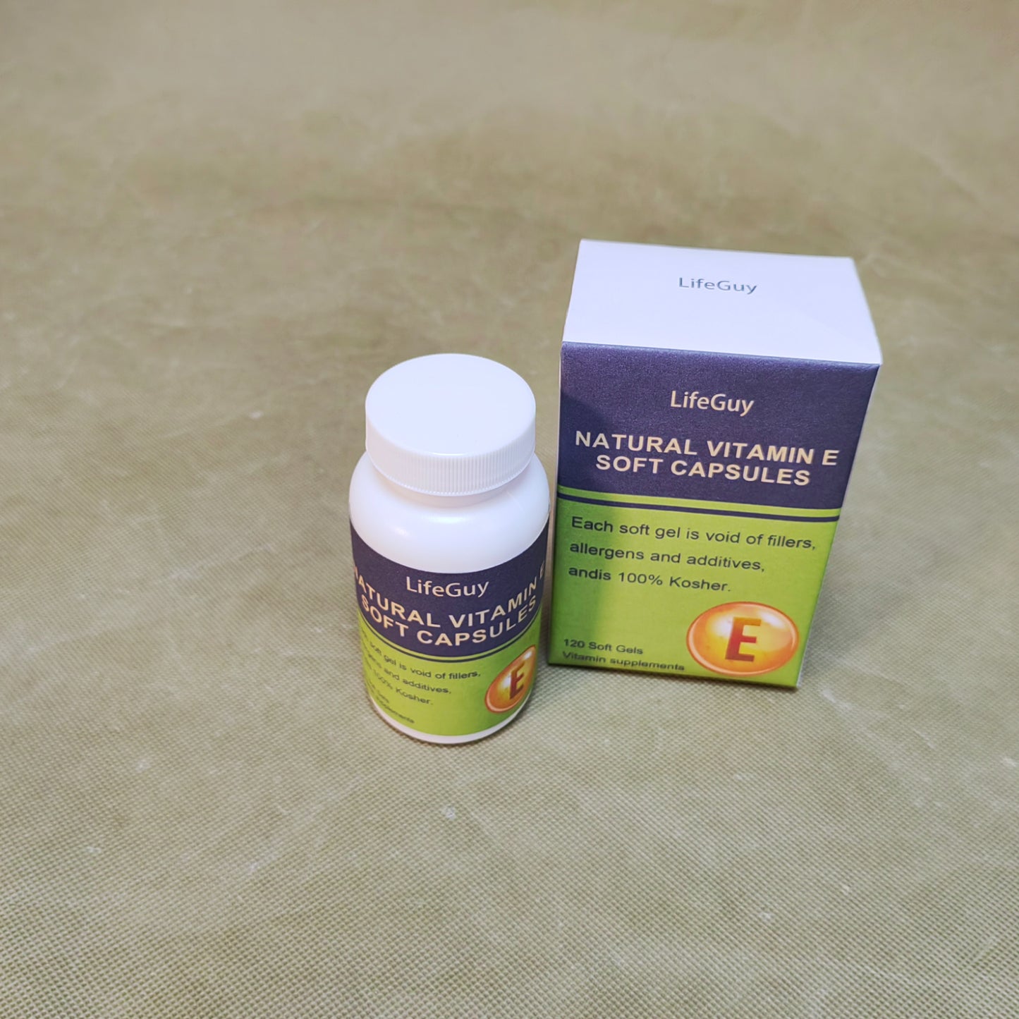 LifeGuy Vitamin supplements,Supports Antioxidant Health, 1 Serving per Day, No Gluten, 60 Softgels
