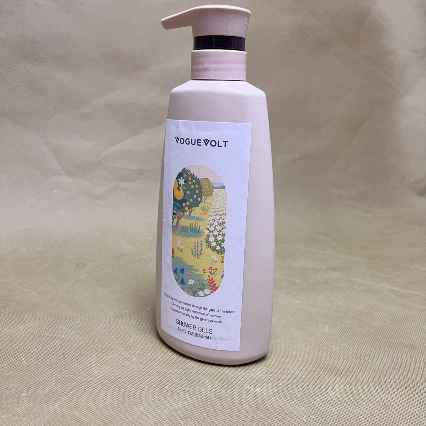 VOGUE VOLT  Shower gels, Body Wash for Women,Jasmine Fragrance,Hydrating & Moisturizing, for All Skin Types