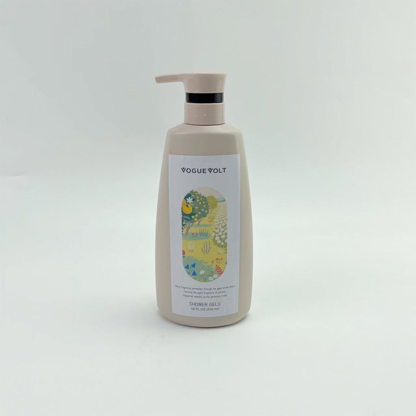 VOGUE VOLT  Shower gels, Body Wash for Women,Jasmine Fragrance,Hydrating & Moisturizing, for All Skin Types