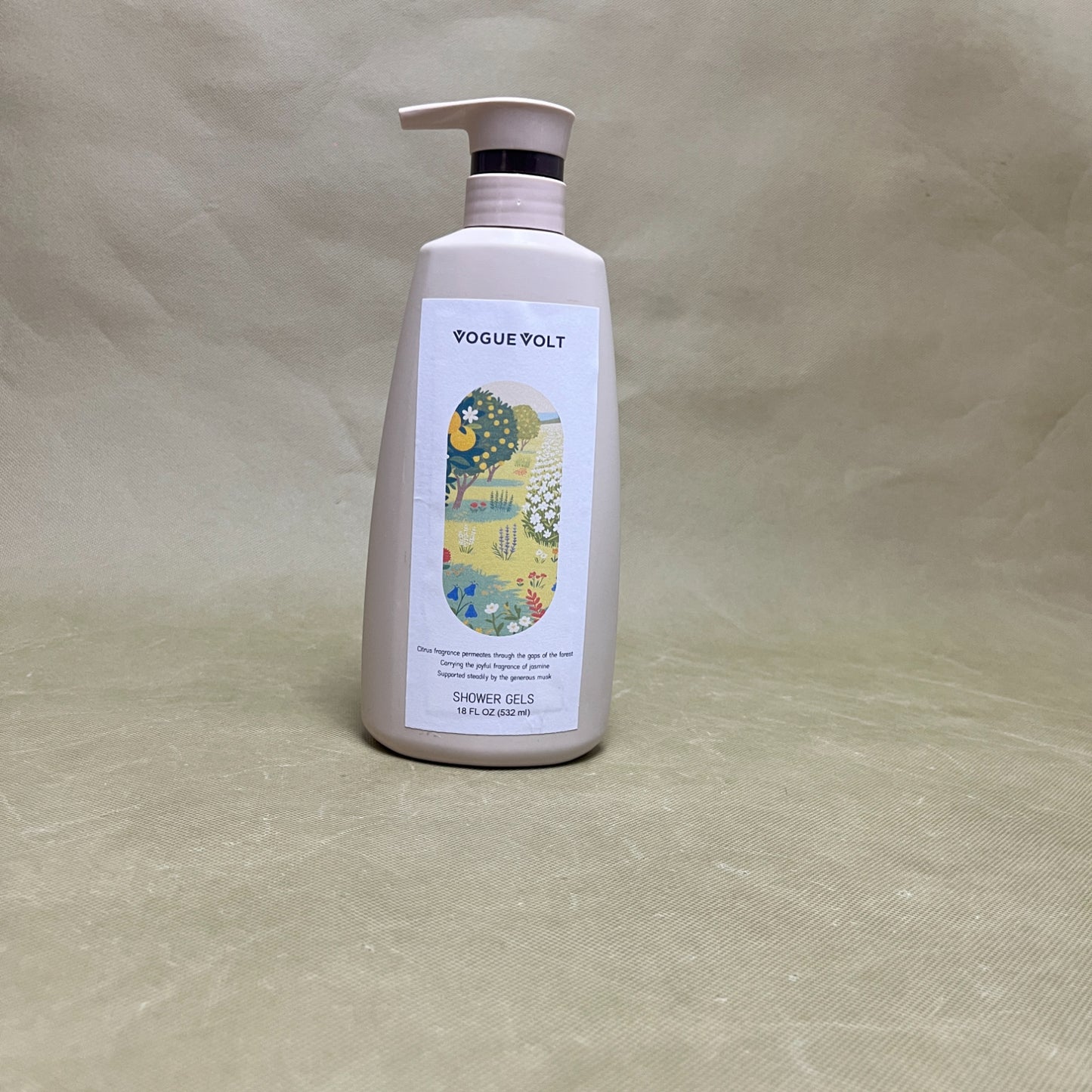 VOGUE VOLT  Shower gels, Body Wash for Women,Jasmine Fragrance,Hydrating & Moisturizing, for All Skin Types