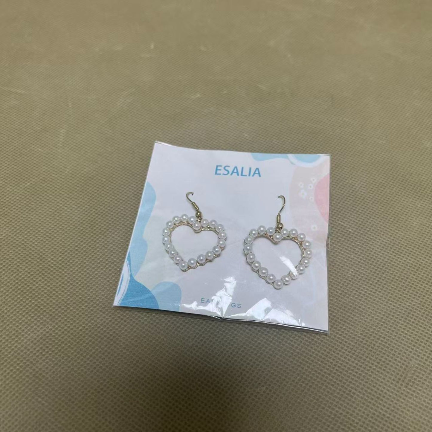 ESALIA  Earrings, Silver Plated Pearl Drop Dangle Earrings for Women Long Chain Tassel Earrings Statement
