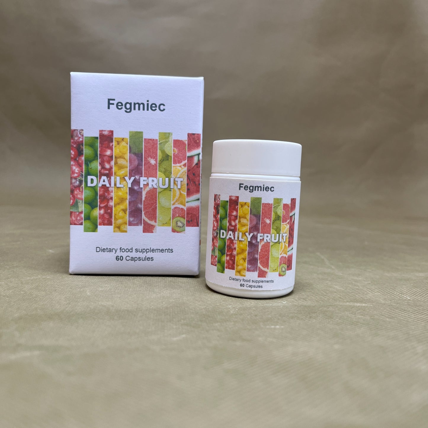 Fegmiec  Dietary food supplements,Fruit Supplement,Formula with Vitamins and Minerals – Non-GMO