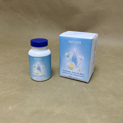 KMTJSFX   Health food supplements  ,Nature Made Calcium Iron Zinc with Vitamin , Dietary Supplement for Bone Support