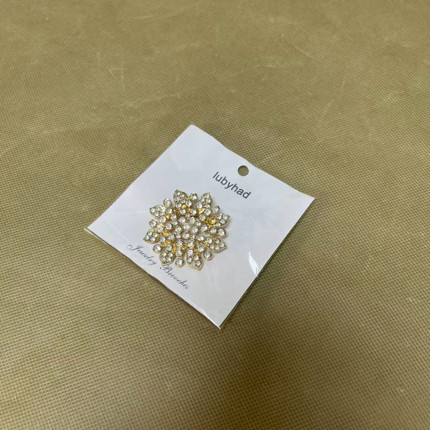 lubyhad   Jewelry brooches ,Rhinestone Crystal Brooch for Wedding Bridal Bouquet Jewelry Brooches