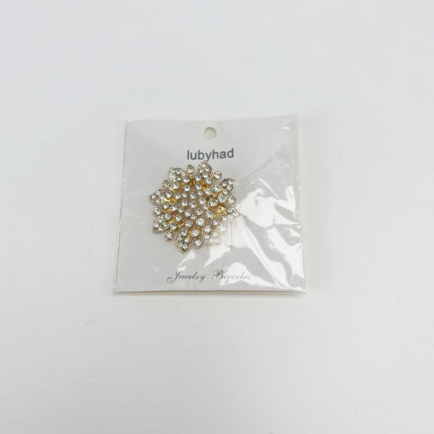 lubyhad   Jewelry brooches ,Rhinestone Crystal Brooch for Wedding Bridal Bouquet Jewelry Brooches