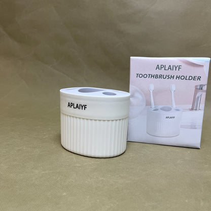APLAIYF   Toothbrush Holders , Toothbrush Holder for Bathrooms,Detachable for Easy Cleaning Multi-Functional Storage