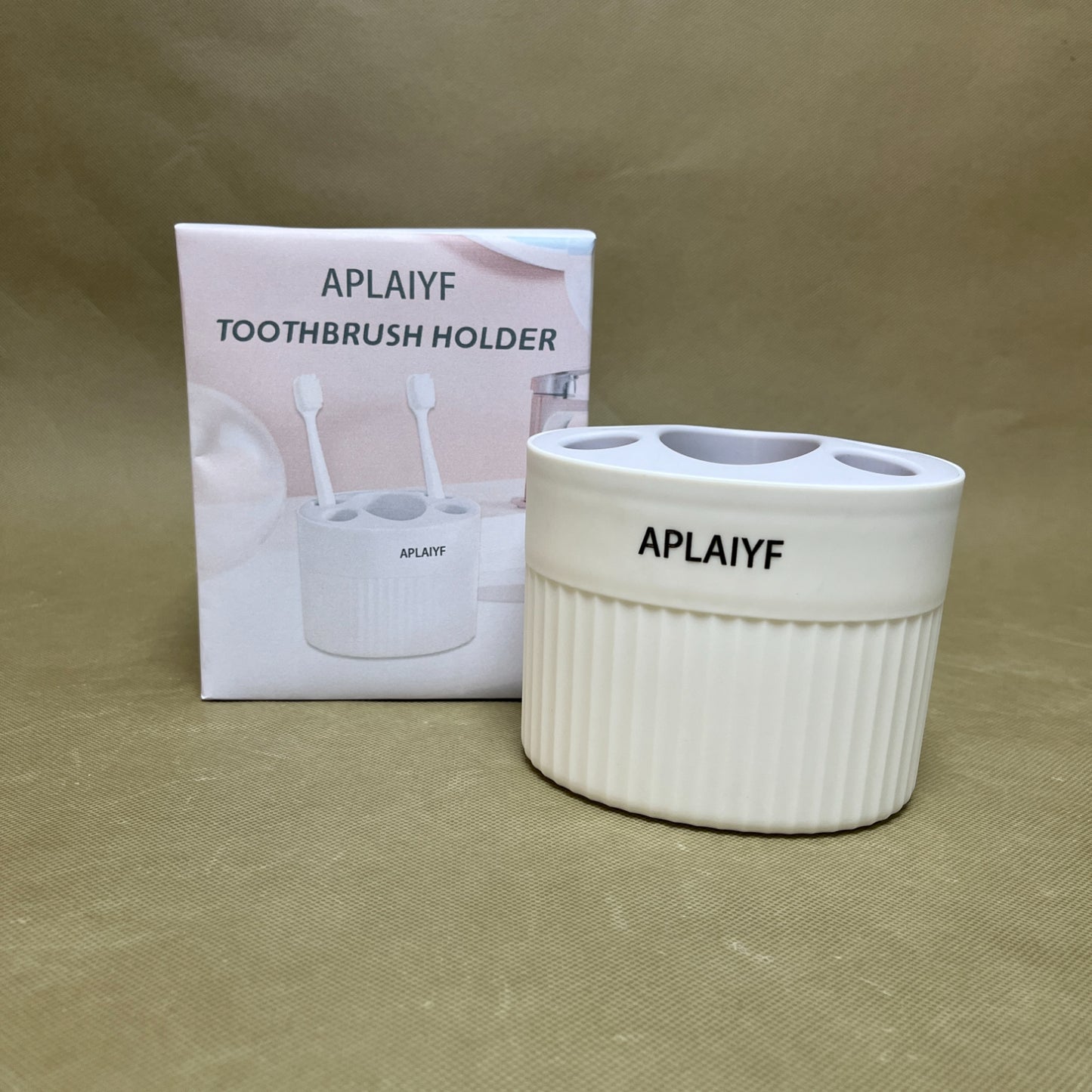 APLAIYF   Toothbrush Holders , Toothbrush Holder for Bathrooms,Detachable for Easy Cleaning Multi-Functional Storage