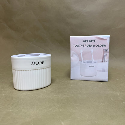 APLAIYF   Toothbrush Holders , Toothbrush Holder for Bathrooms,Detachable for Easy Cleaning Multi-Functional Storage