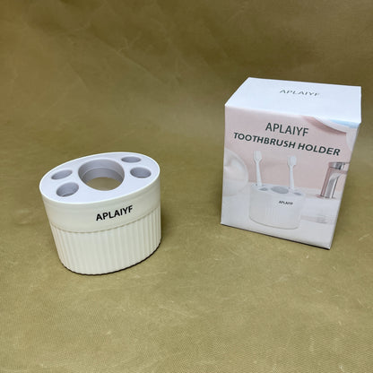 APLAIYF   Toothbrush Holders , Toothbrush Holder for Bathrooms,Detachable for Easy Cleaning Multi-Functional Storage