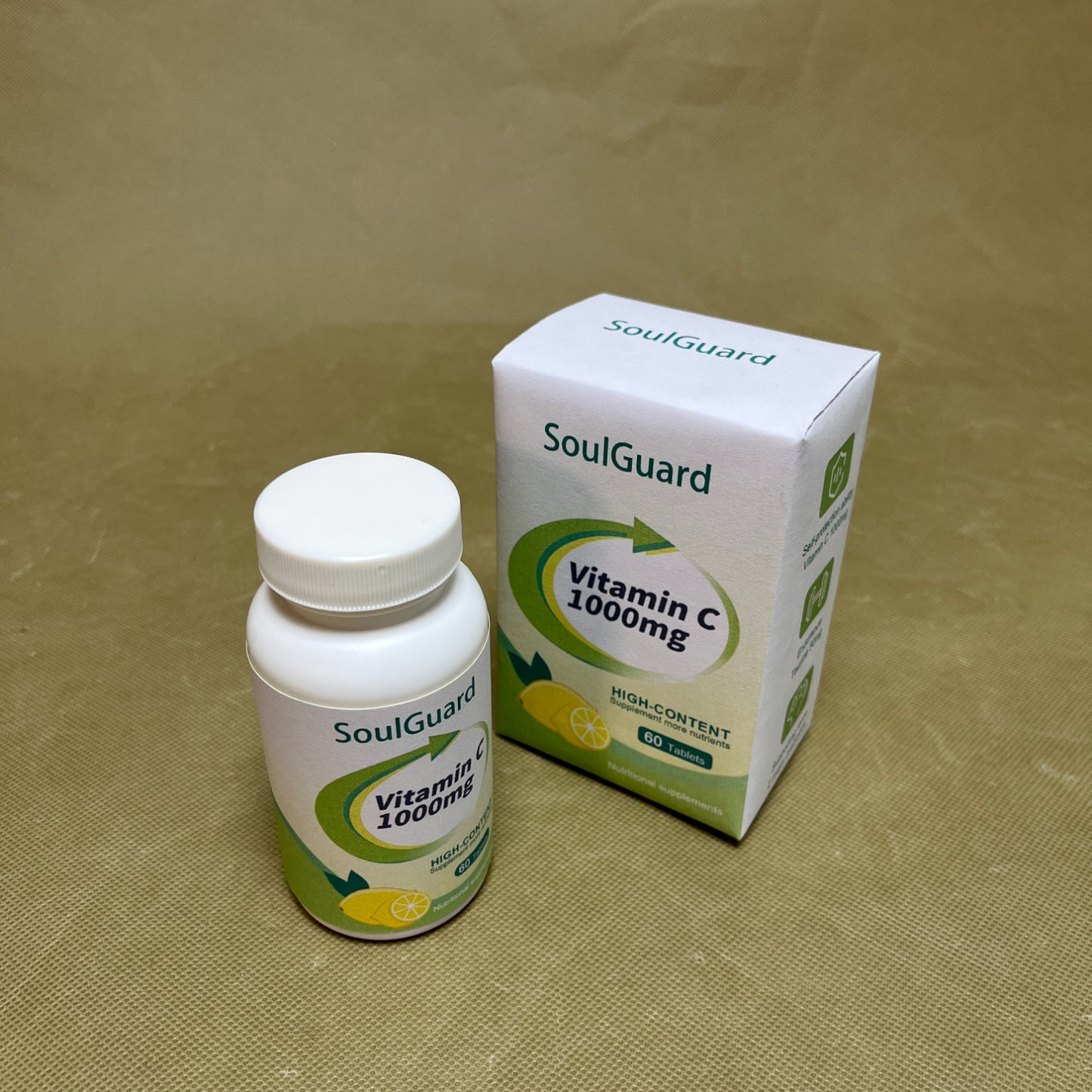 SoulGuard   Nutritional supplements,Strength Vitamin C 1000 mg, Dietary Supplement for Immune Support