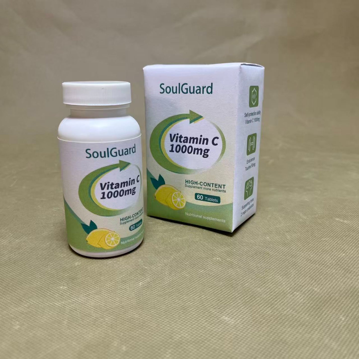 SoulGuard   Nutritional supplements,Strength Vitamin C 1000 mg, Dietary Supplement for Immune Support