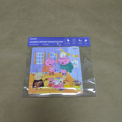 Zyqra   Jigsaw and manipulative puzzles,Wooden Jigsaw Puzzles for Kids Age 3-5 Year Old, Preschool Educational Learning Toys Gift