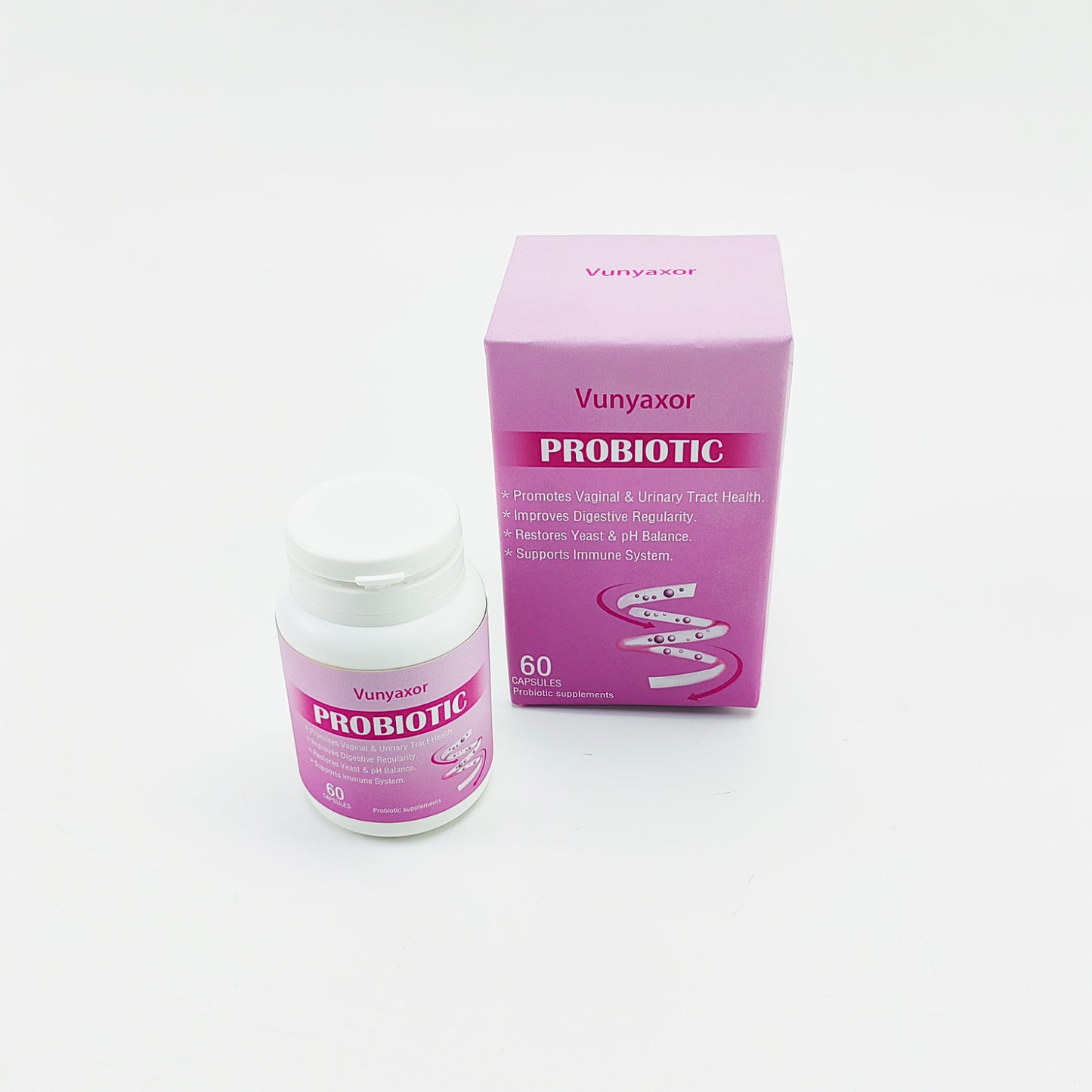 Vunyaxor  Probiotic supplements,Supports pH Balance for Women, Vaginal, Urinary, Digestive and Immune Health