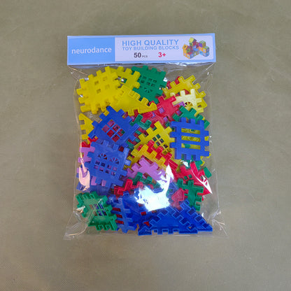 neurodance  Toy building blocks capable of interconnection, Interlocking Building Blocks for Kids Building Toys for Kids Kindergarten Toy Building Sets