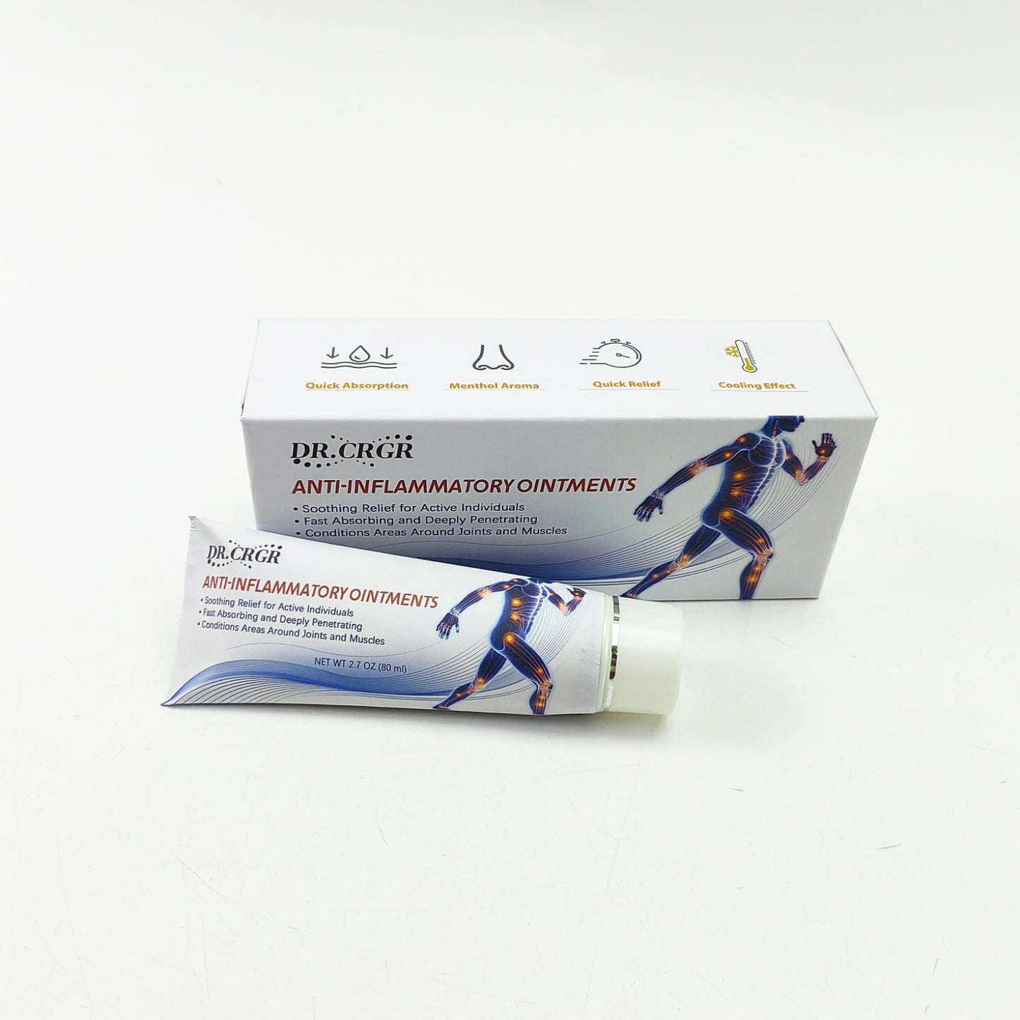 DR.CRGR  Anti-inflammatory ointments ,Arthritis, Bursitis, & Tendonitis ,Fast-Acting Formula with Natural Ingredients