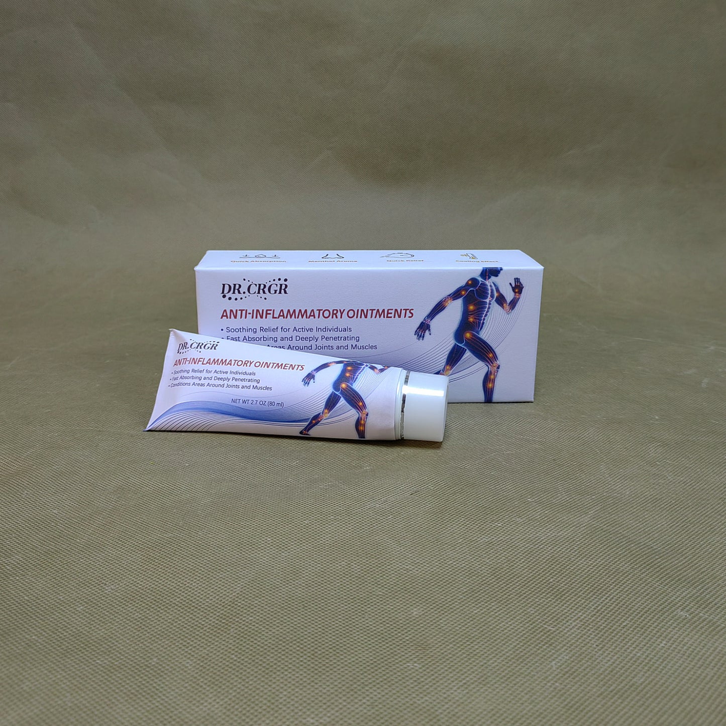 DR.CRGR  Anti-inflammatory ointments ,Arthritis, Bursitis, & Tendonitis ,Fast-Acting Formula with Natural Ingredients