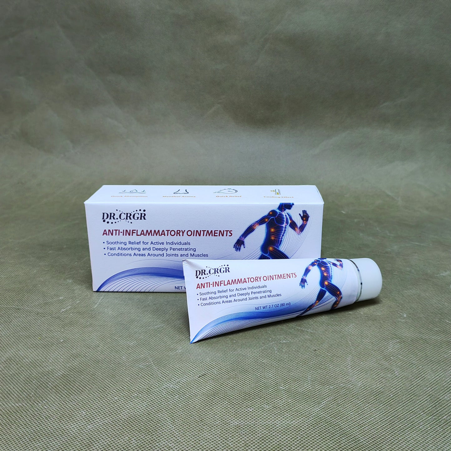 DR.CRGR  Anti-inflammatory ointments ,Arthritis, Bursitis, & Tendonitis ,Fast-Acting Formula with Natural Ingredients
