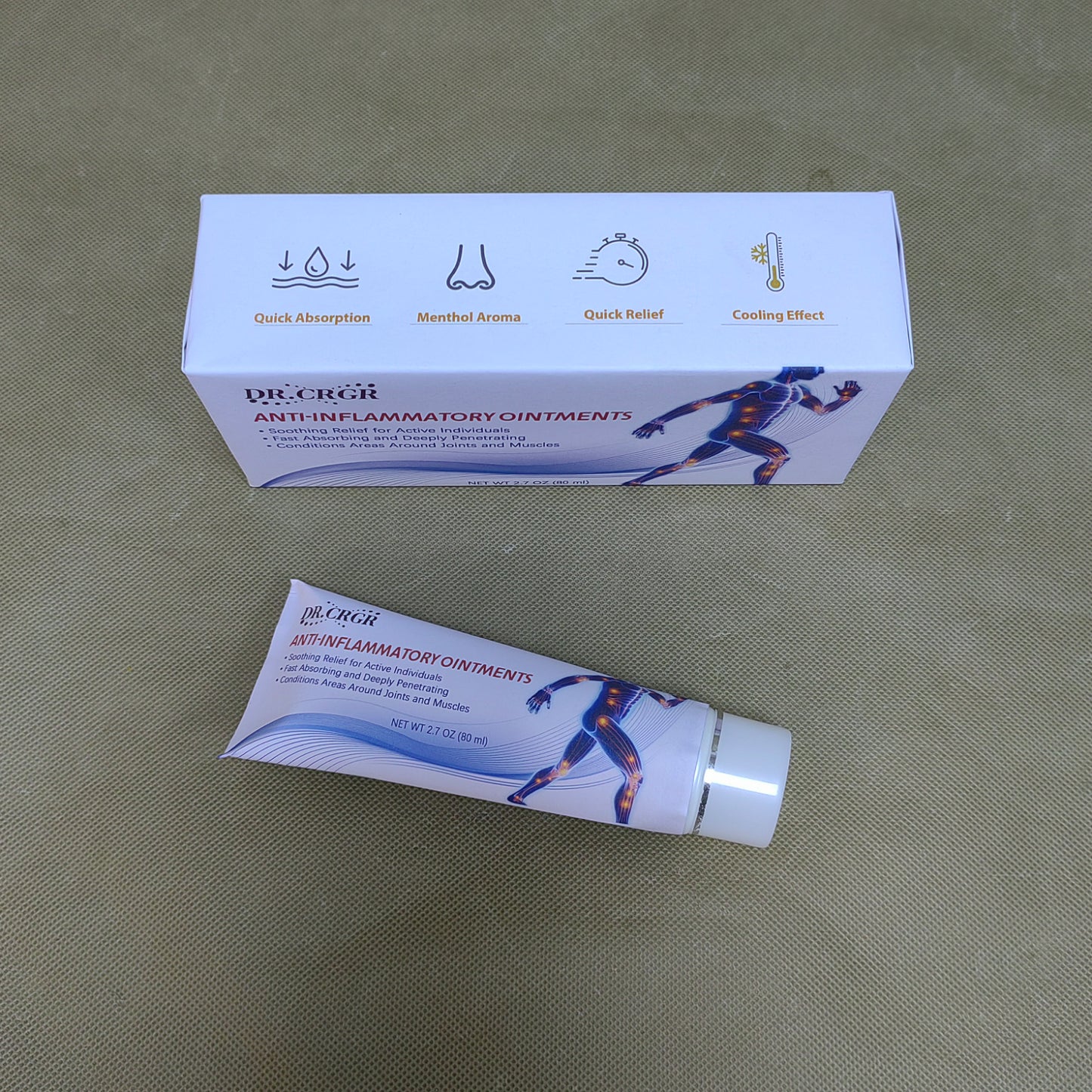 DR.CRGR  Anti-inflammatory ointments ,Arthritis, Bursitis, & Tendonitis ,Fast-Acting Formula with Natural Ingredients
