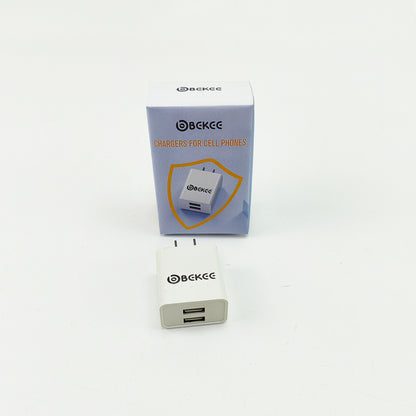 BEKEE  chargers for cell phones, Dual Port Wall Charger Fast Charging 20W Power Adapter Cube for iPhone, iPad, Samsung, More