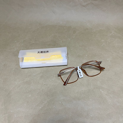 Eyeglasses , Non-Prescription Clear Lens Metal Frame Fashion Eyewear for Women Men
