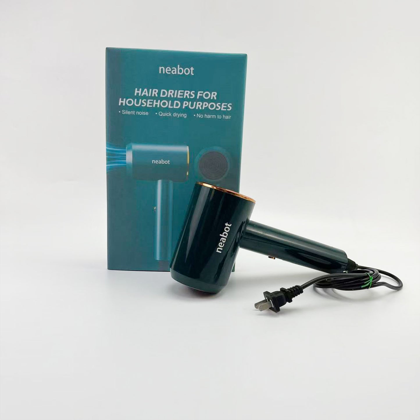 neabot  hair driers,Compact Hair Dryer Lightweight Design,Fast Dry Low Noise Blow Dryer